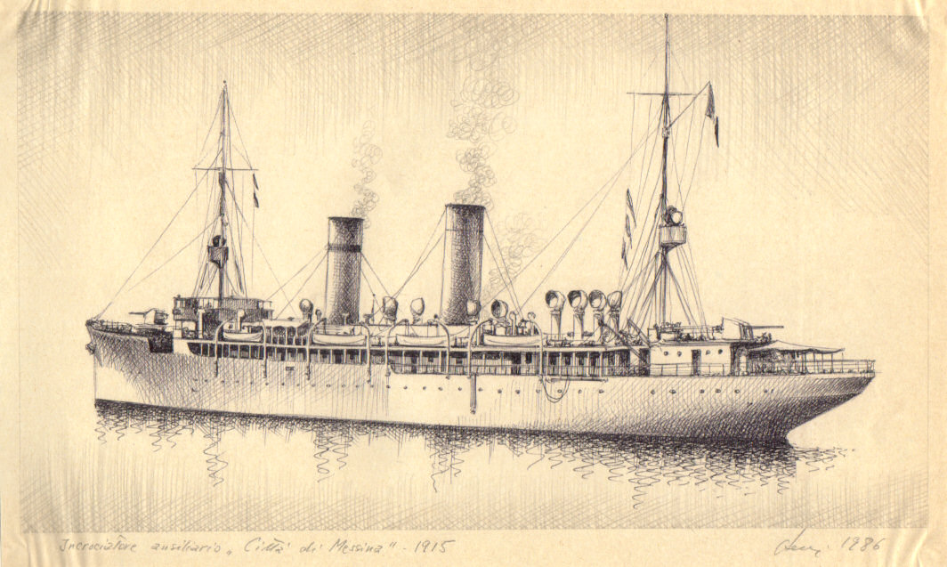 1915 - Incrociatore ausiliario 'Citta' di Messina'
